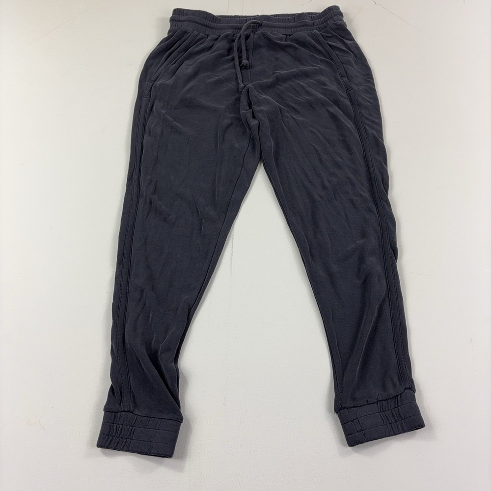 Free People Movement Jogger Pants Womens Medium Gray Modal Jersey Elastic Waist